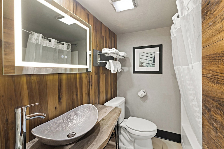 Bathroom 3, Scottish Inns Austin Downtown, Travis