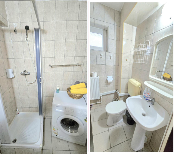 Bathroom, Global Downtown Apartments - Universitate - Balcescu, Municipiul Bucuresti