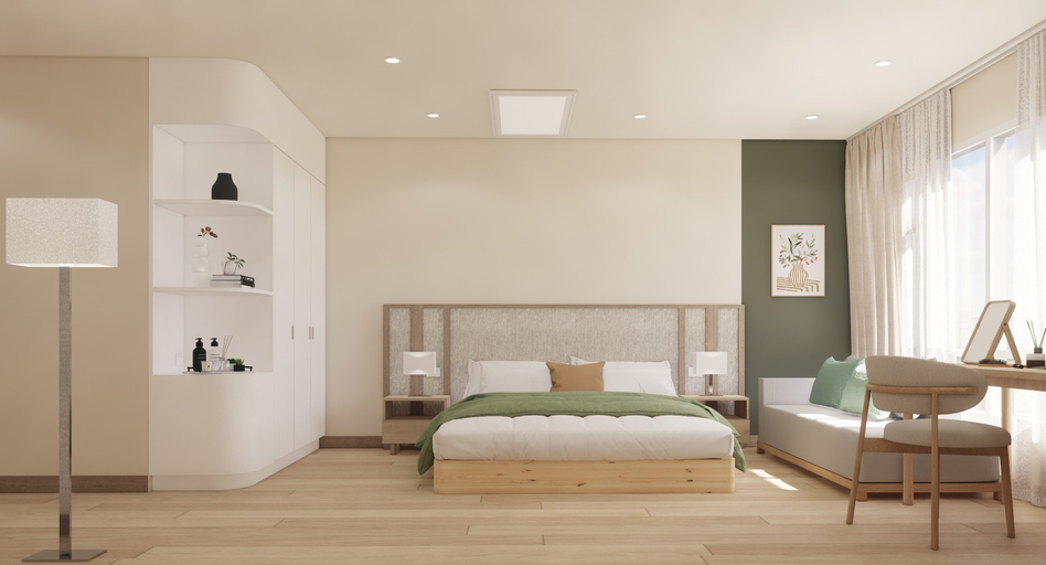 Bedroom 2, SENS Hotel Nonthaburi Bangbuathong, Bang Bua Thong