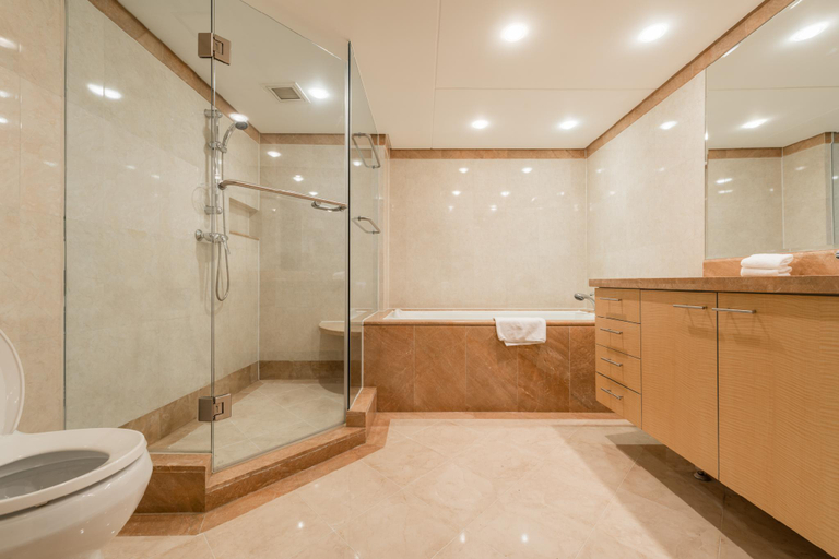 Bathroom 5, Shanghai Centre Serviced Apartment, Shanghai