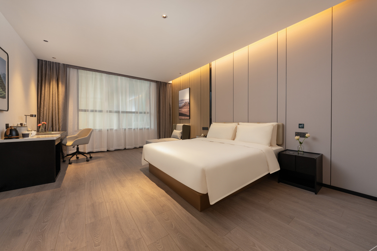 Bedroom 2, Atour Hotel Shangrao Xinzhou District Government, Shangrao