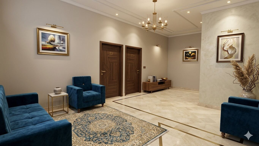 Living area, Subhan Palace Family Guest House, Karachi