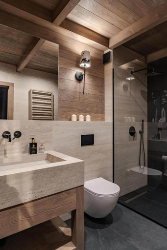 Bathroom 5, Luxury Houses Łapsze z Jacuzzi, Tatra