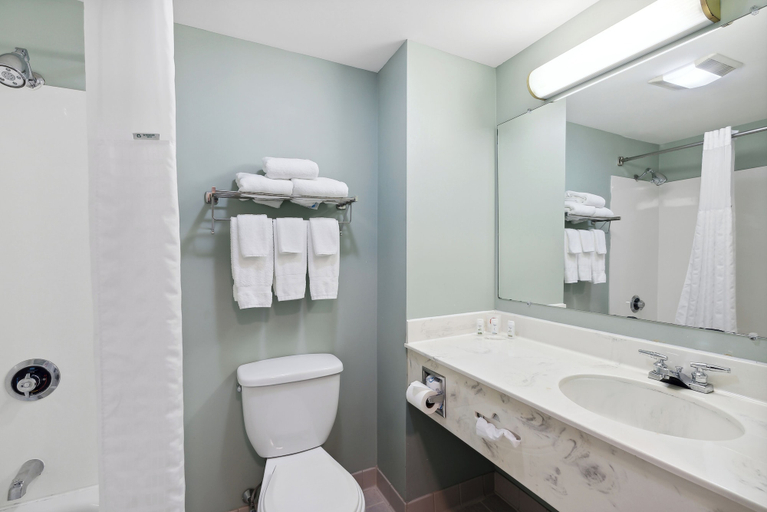 Bathroom 5, Saco Bay Hotel, York