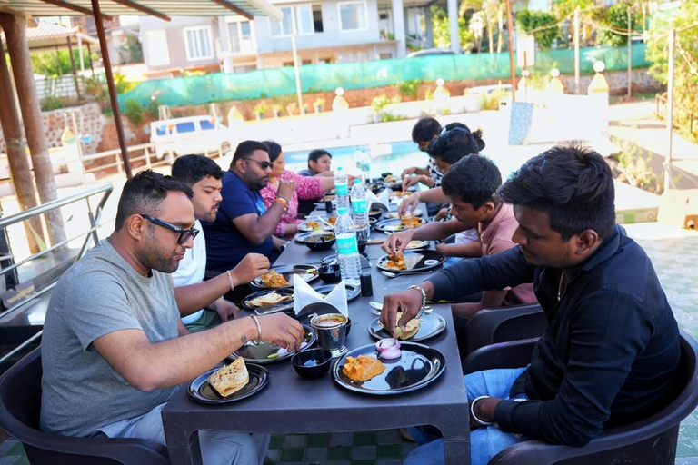 Outdoor dining 4, Hotel Arindam Stay Inn, Satara