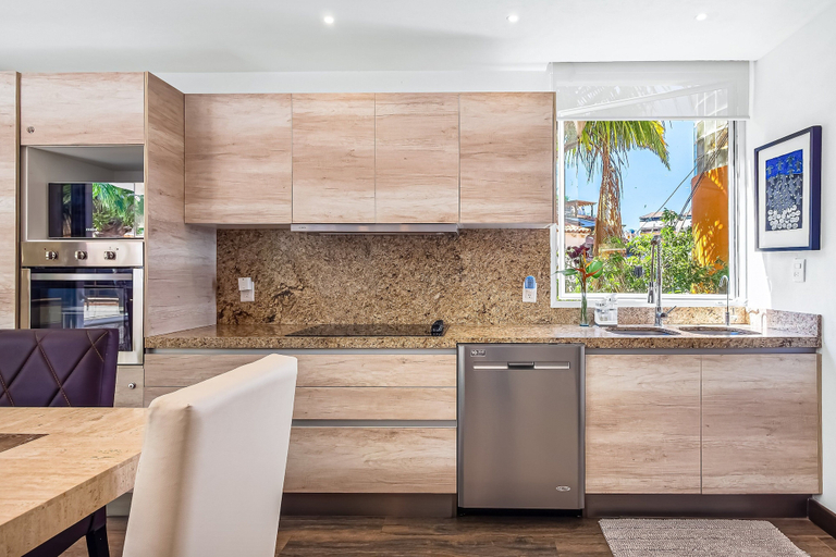 Private kitchen 5, Stunning Condo With Brilliant Views, Walk-in Shower, Desk, Balcony, & W/D, Puerto Vallarta