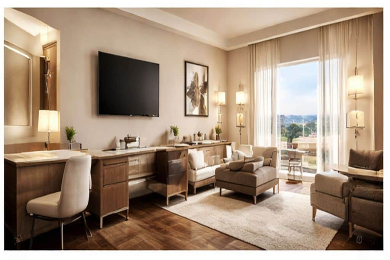 Living area 4, Jarvis Tower Suites, Toronto