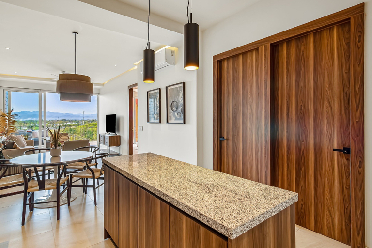 Private kitchen 5, D'toscana Residencial, PH #11 Condo in Nuevo Vallarta With Rooftop Pool, Compostela