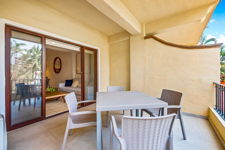 Outdoor dining, Marina Condo Near Golf Course, Beach, & Dining With Pool & Tennis Courts, Puerto Vallarta