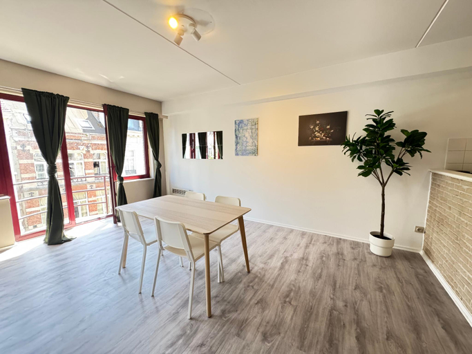 Kitchen 5, Apartment in Antwerp with garden view, Antwerpen