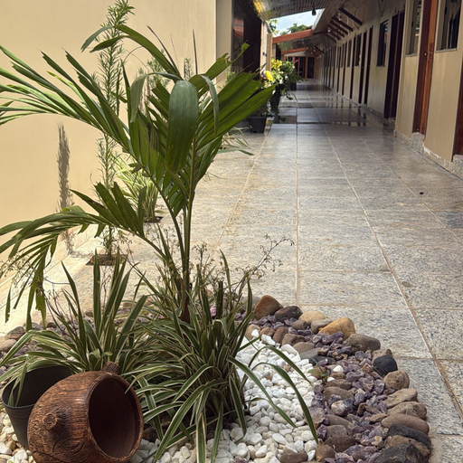 Exterior detail, Hotel Fazenda, Uruará