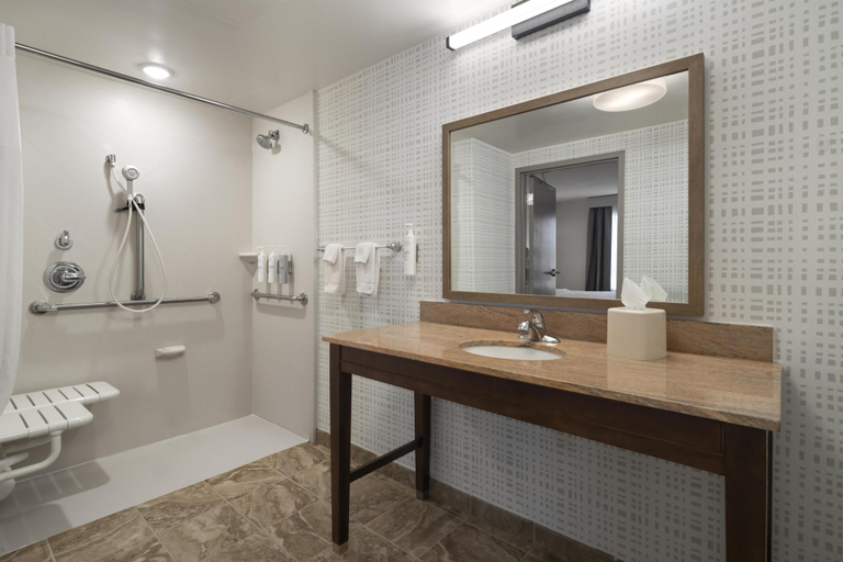 Bathroom 5, Hampton Inn & Suites Rochester/Henrietta, Monroe