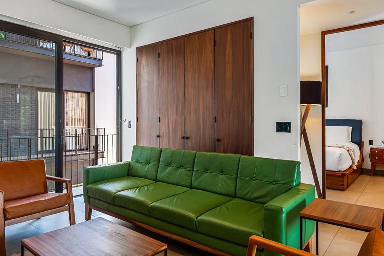 Living area 4, Luxury Condo With Shared Rooftop Pool and Lounge, Private Washer/dryer, Puerto Vallarta