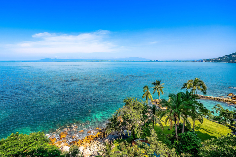 Aerial view 3, Charming Beach Apartment With Pool and Beach Access, Full Kitchen and Wifi, Puerto Vallarta