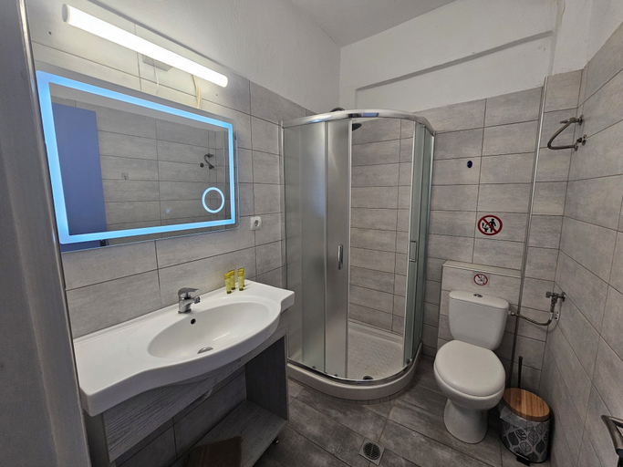 Bathroom 2, STUDIO JUST ON THE BEACH, Central Macedonia