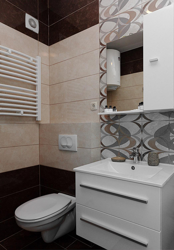 Bathroom 2, Three bedroom spacious apartment Anatolia