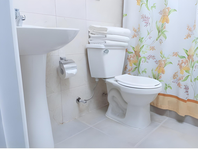 Bathroom 2, Apart Hotel Blumenau, Osorno