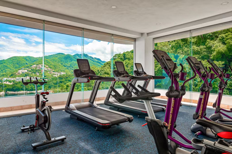 Fitness facility 5, Dreamy Coastal Condo With Amazing Ocean Views, Pool & Pool spa, Puerto Vallarta
