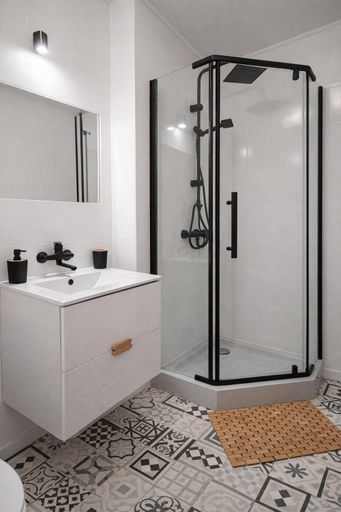Bathroom, Pokoje nad Dymnem, Bytów