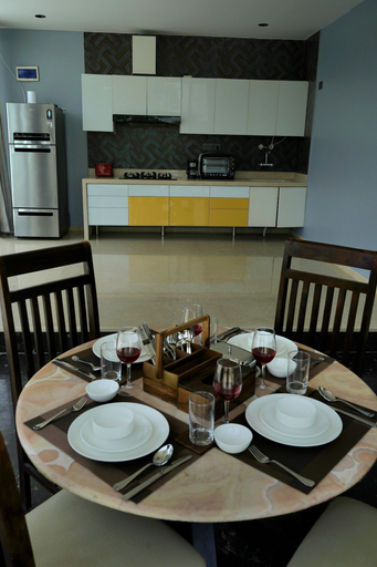 Dining 3, ELIVAAS Bluebell Villa 2 BHK Villa, Udaipur
