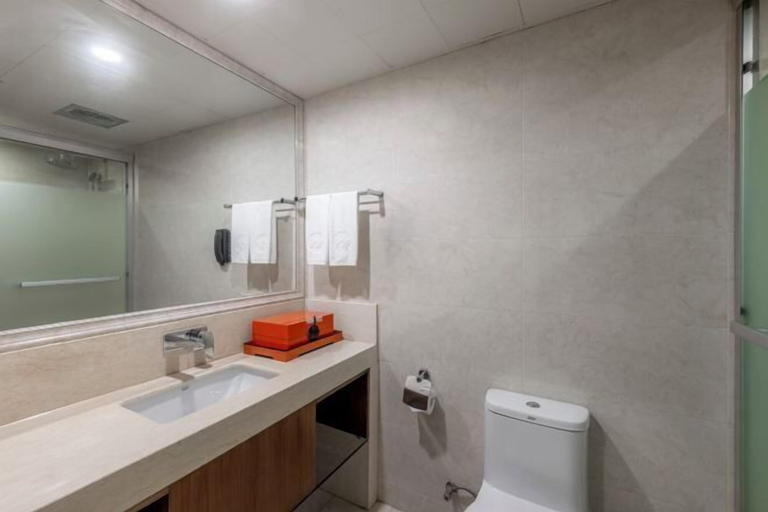 Bathroom 3, Wuyang International Hotel, Hangzhou