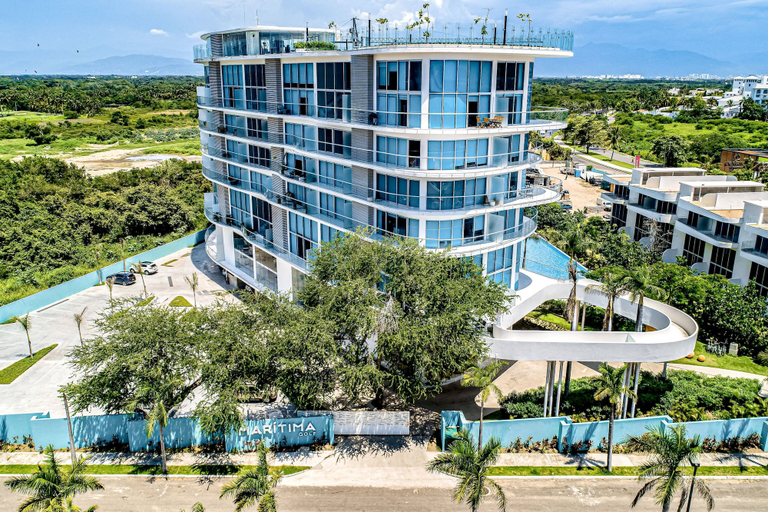 Exterior 3, Updated Condo With Sweeping Views, Pools, Fitness Room, Balcony, W/d, and AC, Compostela