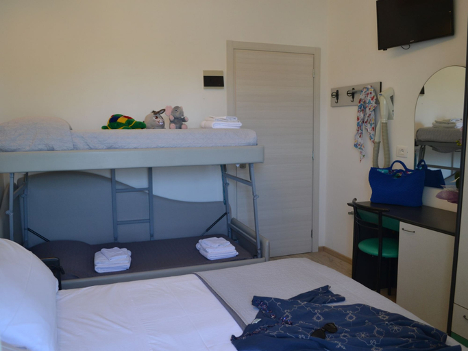 Bedroom 4, Hotel Tre Stelle, Rimini