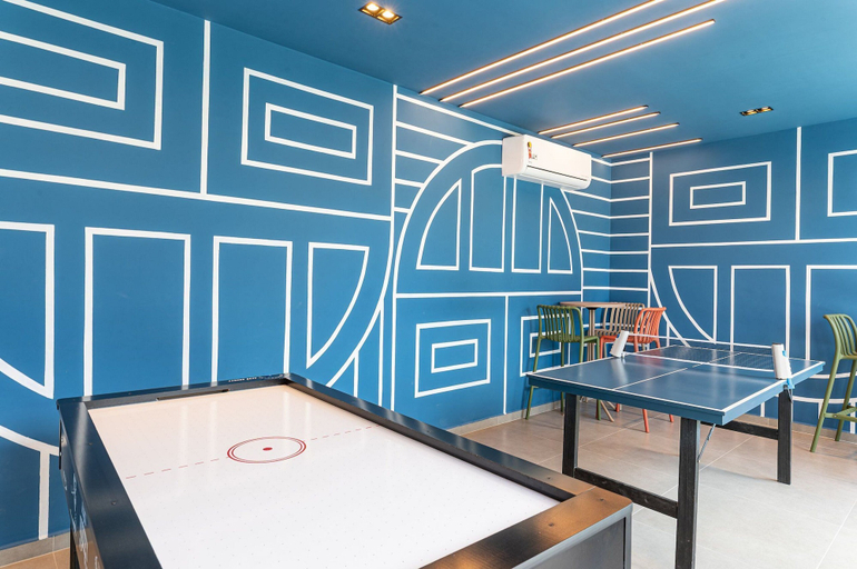 Game room, FlatCarneiros-Varanda com Vista-SH152, Tamandaré