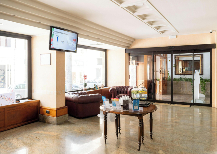 Interior entrance