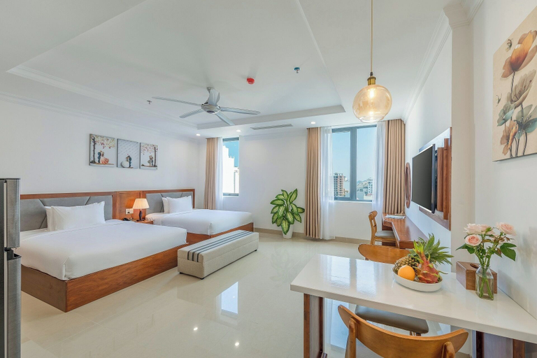 Bedroom 3, Kiwi Beachside Hotel & Cafe Da Nang, Da Nang