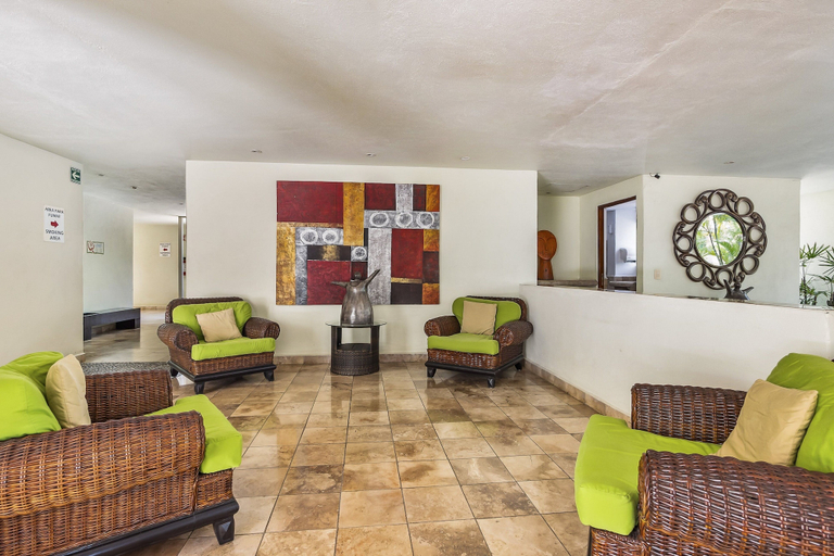Lobby, Chic Coastal Condo With Private Balcony, Pool Access & Steps to the Beach, Compostela