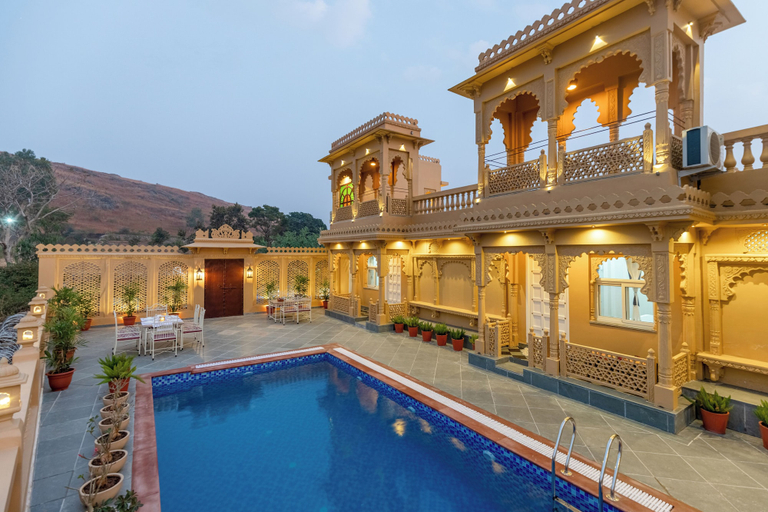 Pool 3, ELIVAAS Amber Royale 3 BHK with Pvt Pool, Udaipur