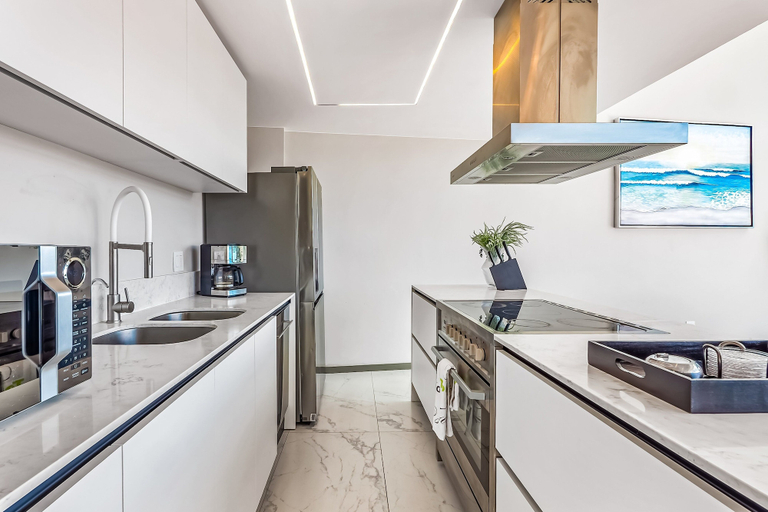 Private kitchen 5, Oceanfront Luxury With Amazing View, 4 Pools, Private Beach, On-site Spa, Dining, Compostela