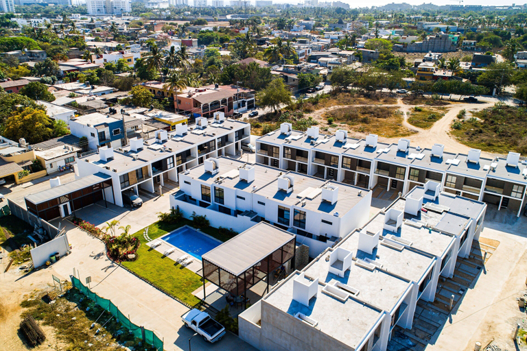 Aerial view 3, Porto Residencial, Unit 10 Sunny House in Nuevo Vallarta With Pool Access, Puerto Vallarta
