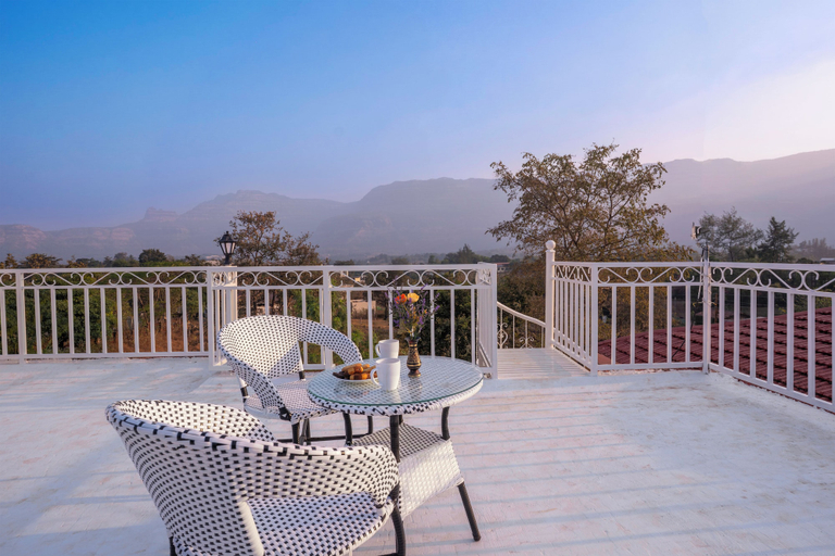 Outdoor dining 3, ELIVAAS Lavender Crest 4 BHK Villa, Raigarh