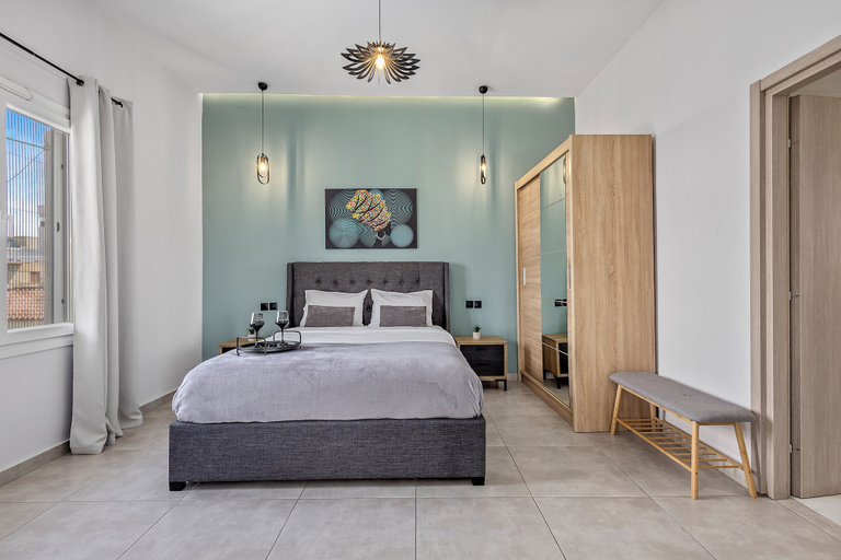 Bedroom 3, Elefsinian Mysteries Apartments, Attica