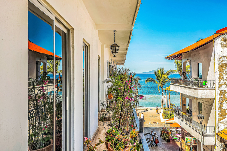 View from room, Downtown Malecon Beach Front, AC, Walk to Restaurant/bars, Rooftop 360 Views, Puerto Vallarta