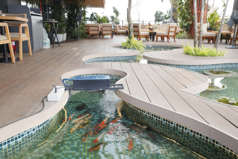 Outdoor dining 4, Hotel Subansiri, Dibrugarh