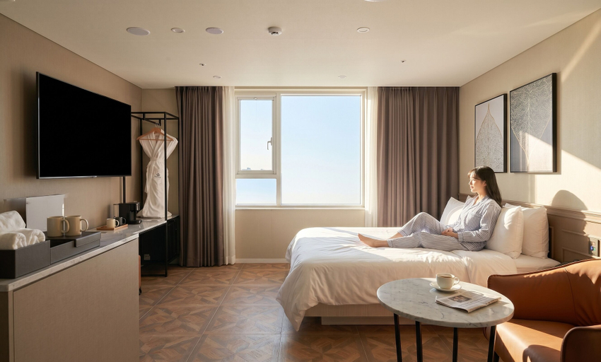 Bedroom 3, Restia Incheonbay Hotel, Seo