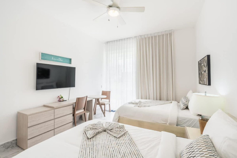 Room 4, Two-bedroom apt With Pool View bbq in Lake View, Las Terrenas