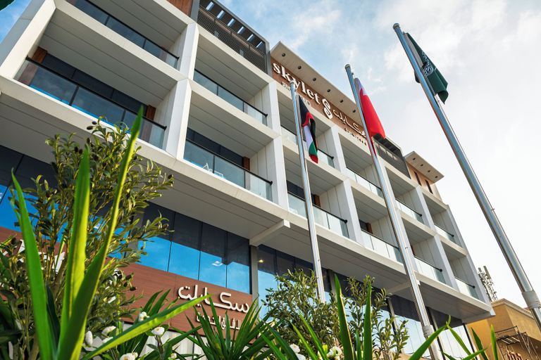 Exterior detail, Skylet Apartments, Dammam