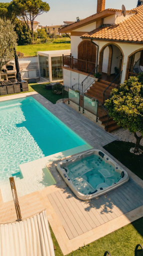 Pool 5, Hey Suite Villa - Luxury Guest House Fiumicino, Rome