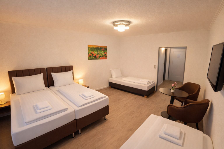 Bedroom 5, Hotel Hansahof Bremen, Bremen