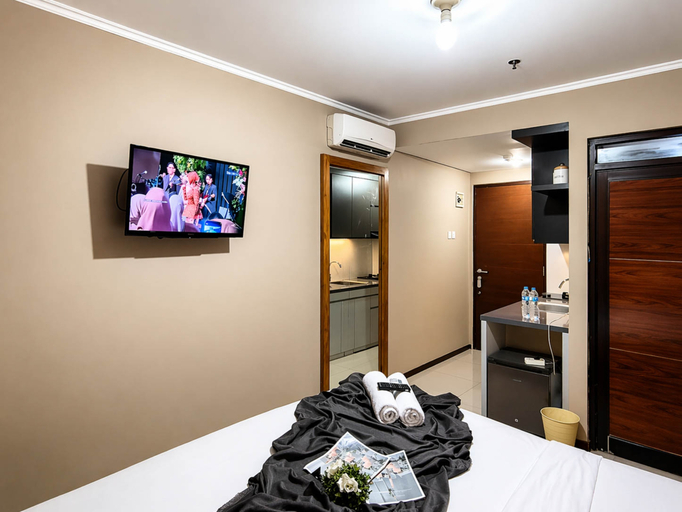 Bedroom 5, Compact 2 Pax Studio Room at Gateway Pasteur Apartment By Travelio, Bandung