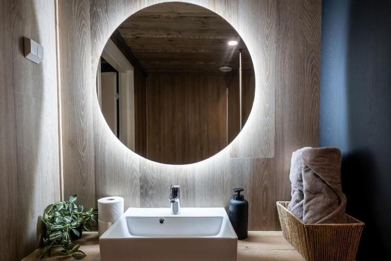 Bathroom 5, Aurora Lake Lodges Ranua, Lapland