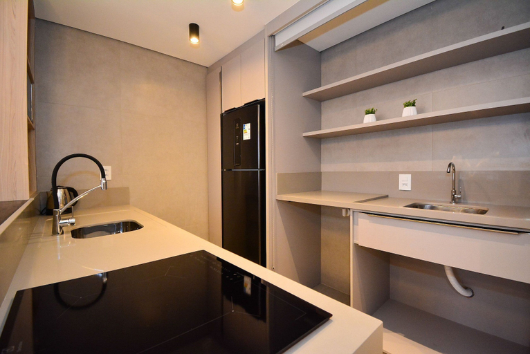 Private kitchen 4, Studio em frente a UFSC e HU - VIVA 207R, Florianopolis