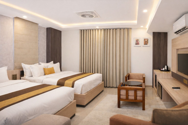 Room 4, Hotel Surbhi Khatu Shyam, Sikar