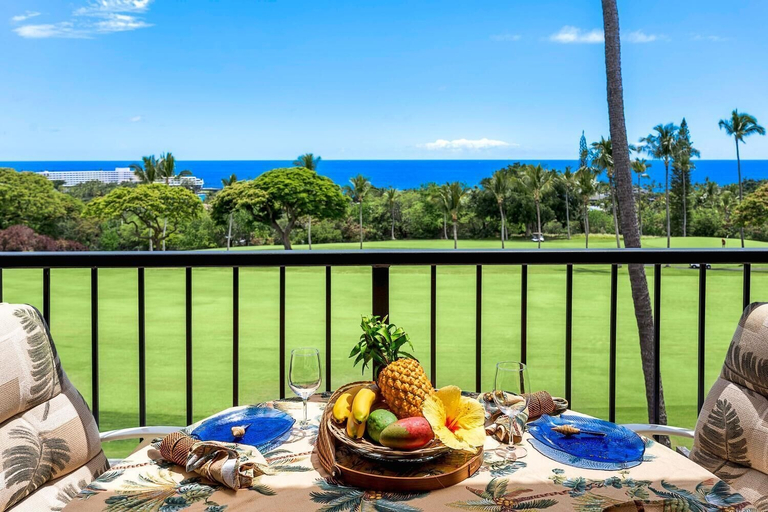Outdoor dining 3, CCV 316 Spacious Top Floor Oceanview Lanai w/ AC, Hawaii