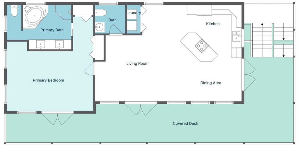 Floor plan 5, Sugar Paws - 200 Yards to Beach - Community Pool, Walton