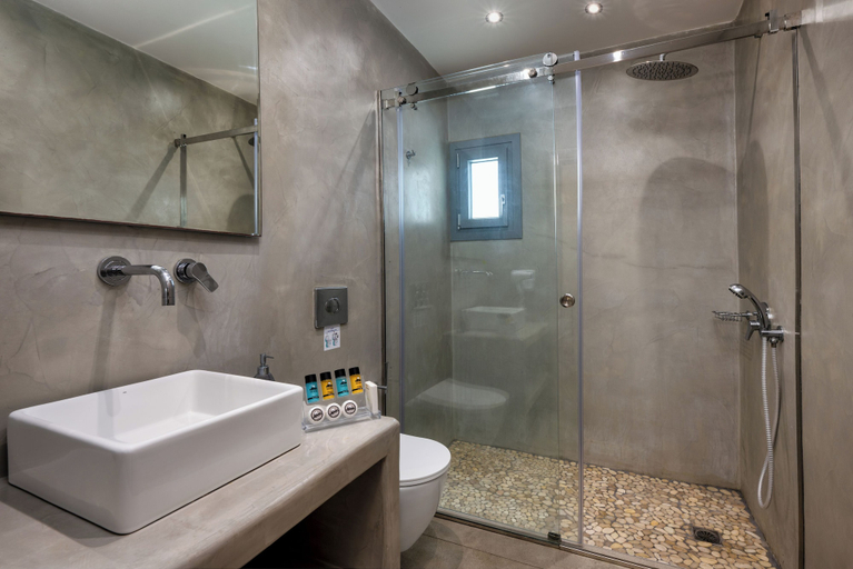 Bathroom 5, Potamida Suites, South Aegean